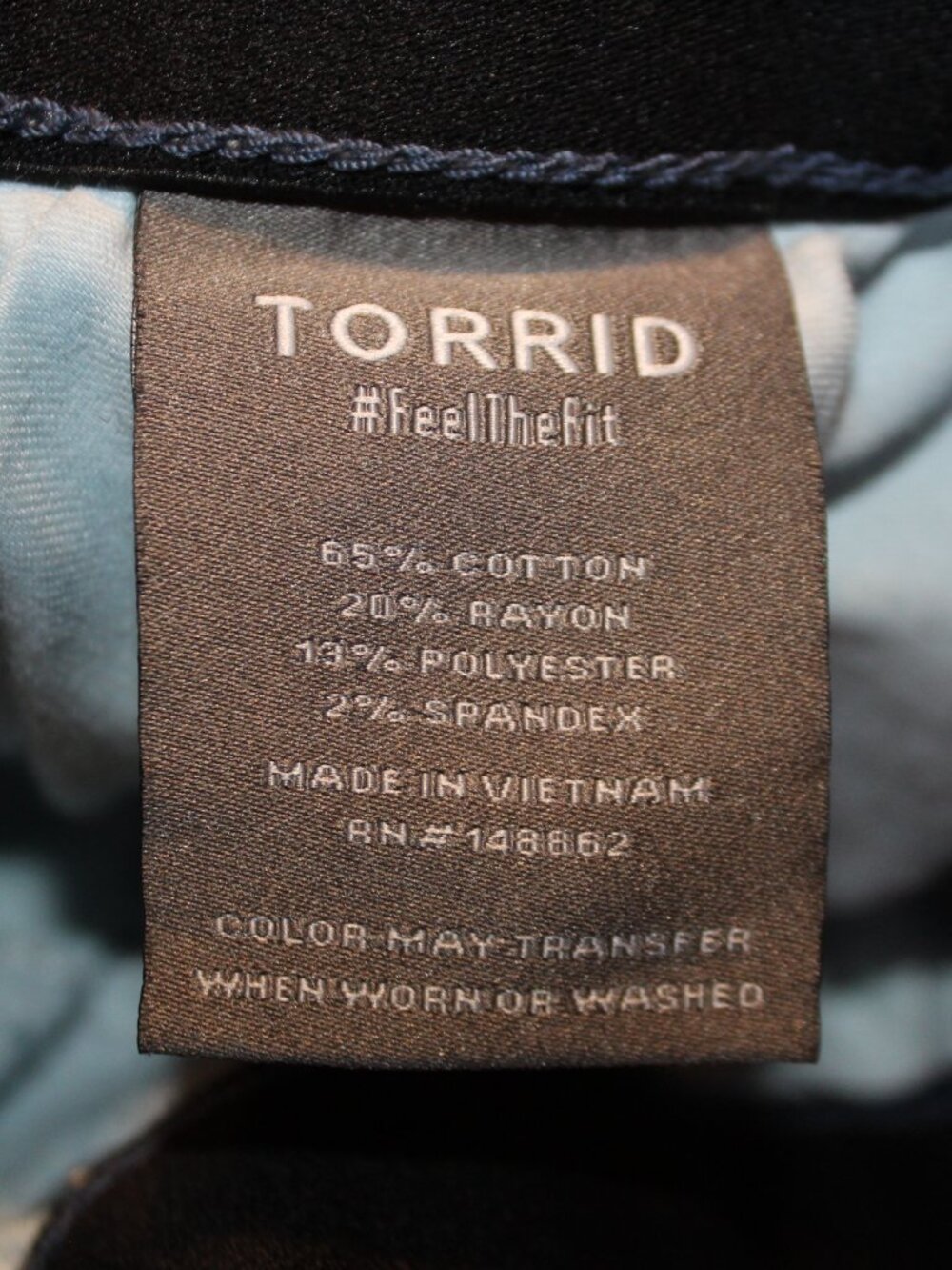 Torrid Crop Sky High Bootcut Jeans Dark Wash Size 18 Plus Size - Picture 10 of 10